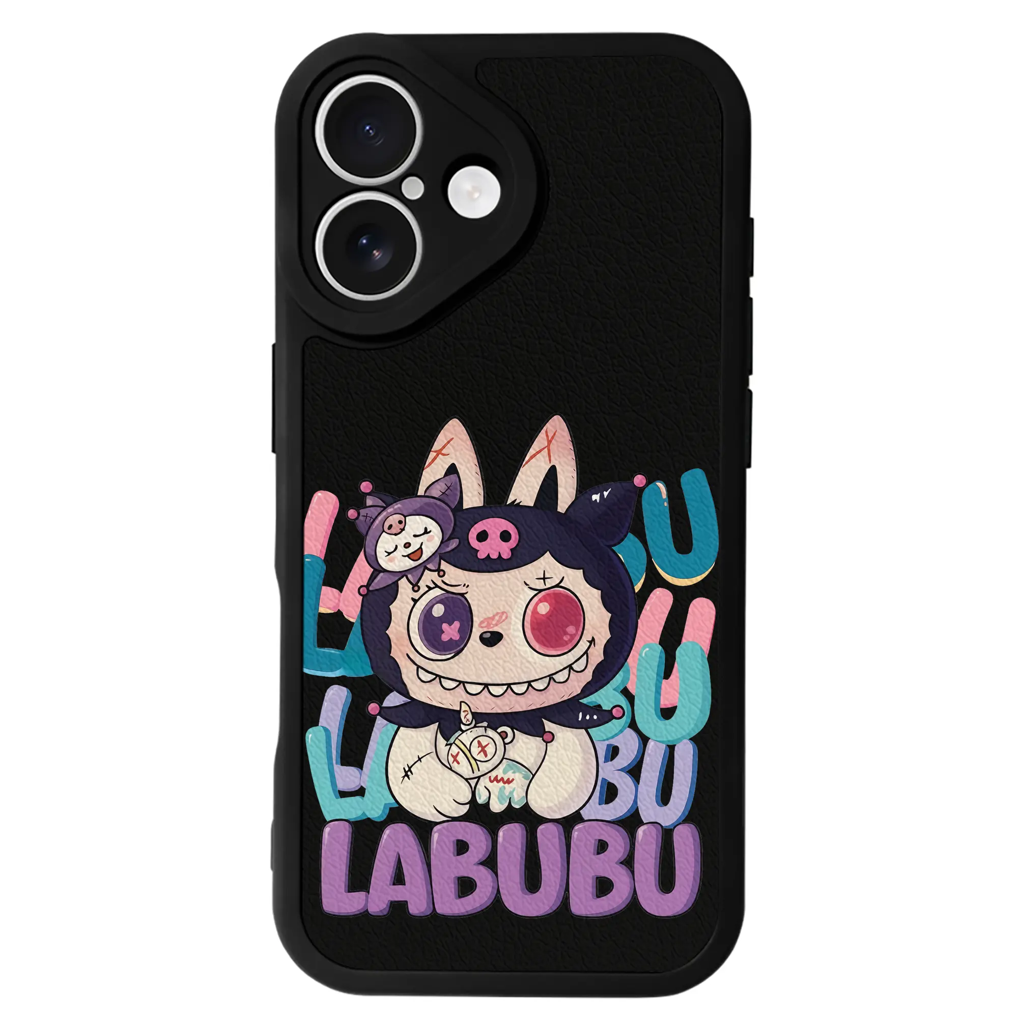 ラブブ グッズ ラブブ - IPhone 16シリーズ対応 ・ シリコンスマホケース ・ レザー調 ・ 高精度フィット ・ 耐衝撃 ・ ワイヤレス充電対応 ・ 精密カット